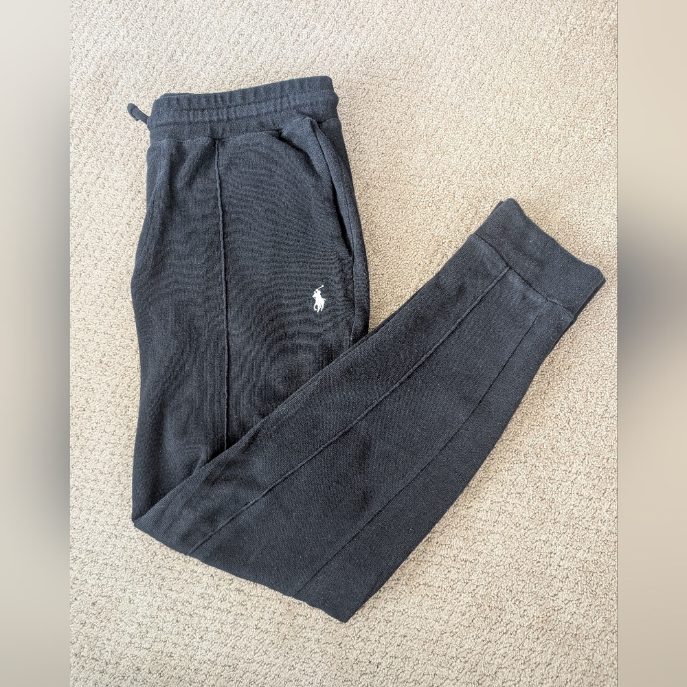 Polo by Ralph Lauren Mens Black Joggers